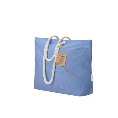 Bolsa algodón reciclado 220g con asas trenzadas