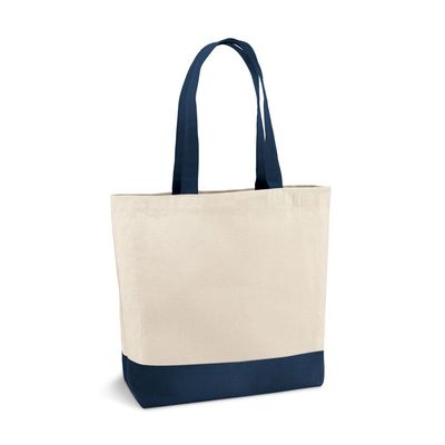Bolsa Lona con Bolsillo Interior Azul