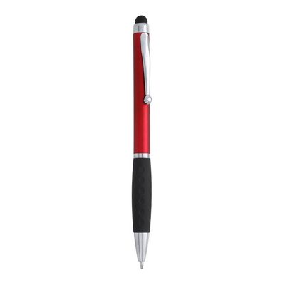 Bolígrafo con puntero táctil Rojo Tinta Azul