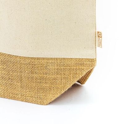 Bolsa de algodón y yute de gran tamaño
