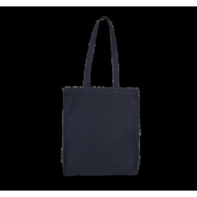 Bolsa shopper reciclada con fuelle Navy Blue Jhoot
