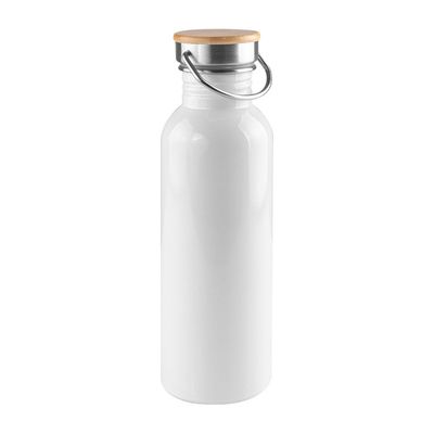 Botella Sublimación Acero INOX y Bambú 750ml