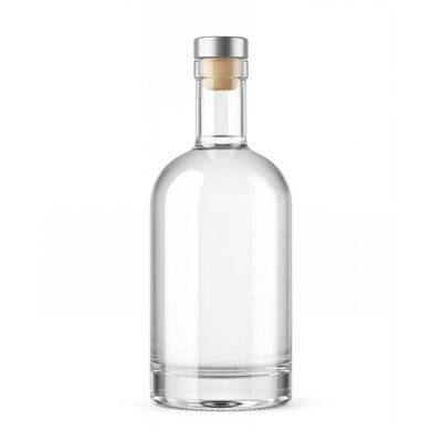 Botella de cristal con tapón de aluminio
