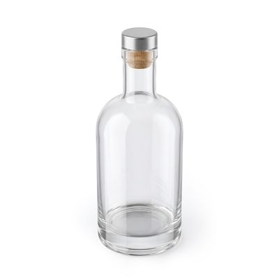 Botella de cristal con tapón de aluminio