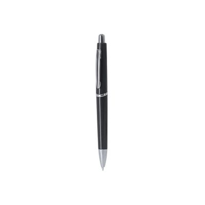 Bolígrafo pulsador ABS accesorio cromado tinta negra Neg