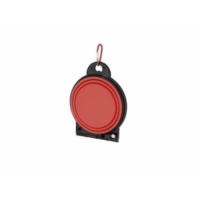 Bowl doble Plegable para Mascotas Roj