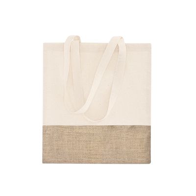 Bolsa ecológica resistente de algodón y yute