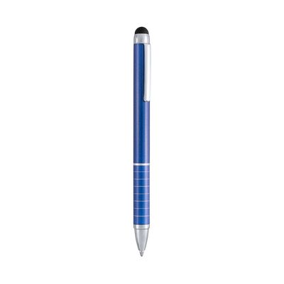 Bolígrafo Puntero Aluminio Empuñadura Anillada Azul