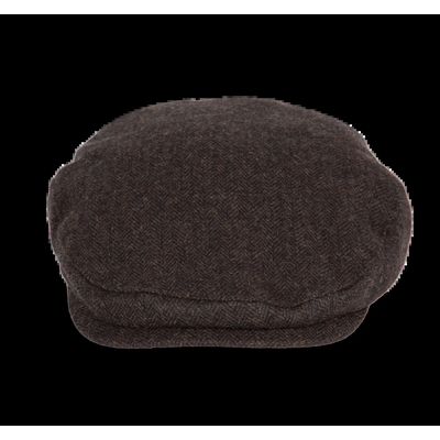 Boina estilo duckbill Herringbone Chocolate L/Xl