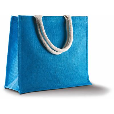 Bolsa de playa yute con asa de algodón