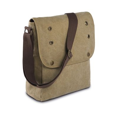Bolsa vintage de lona de algodón