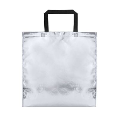 Bolsa en non-woven laminado de acabado metalizado Plat