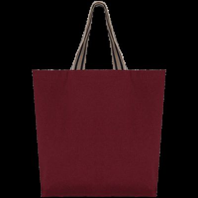 Bolsa shopper grande eco Rosewood / Desert Sand / Horizon Blue Stripes