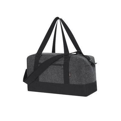 Bolso de fieltro con cremallera y asas