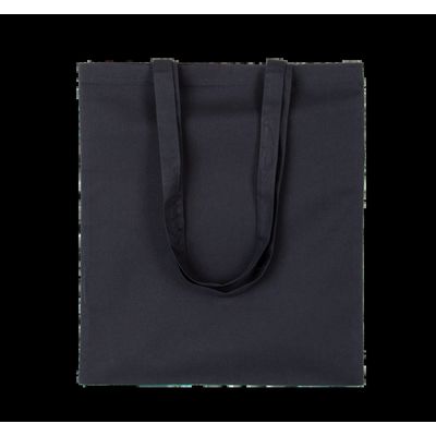 Bolsa shopper algodón asas largas Navy