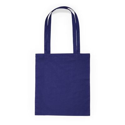 Bolsa de algodón de color 140 g/m² Marino 37X41Cm