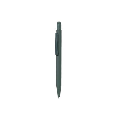 Bolígrafo aluminio tacto goma