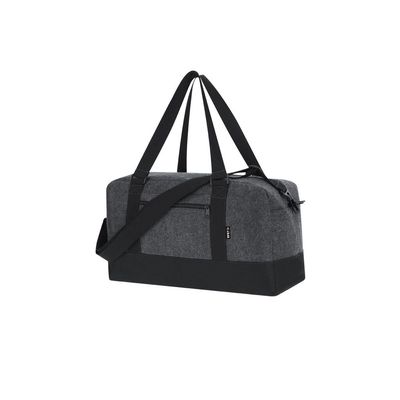 Bolso de fieltro con cremallera y asas