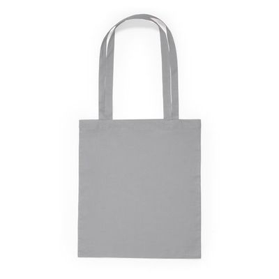 Bolsa de algodón de color 140 g/m² Gris 37X41Cm