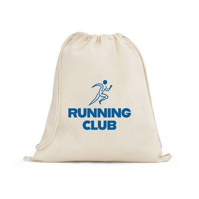 Bolsa mochila de algodón 140 g/m²