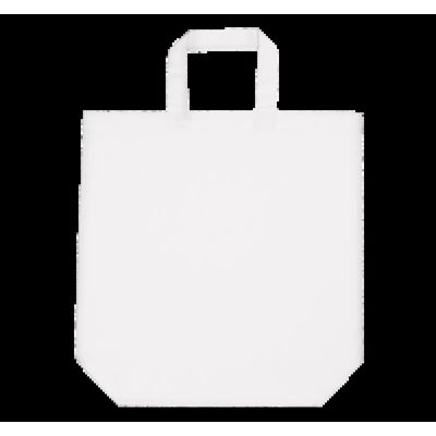 Bolsa shopper de algodón White