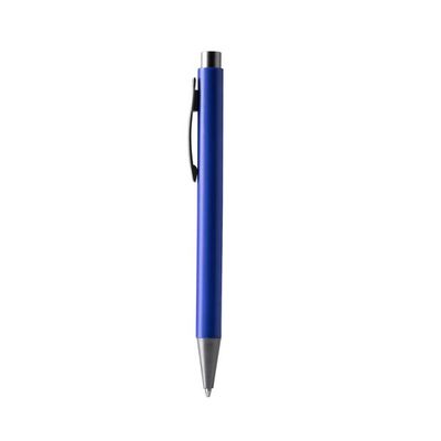 Bolígrafo pulsador de acabado metálico Royal Tinta Azul