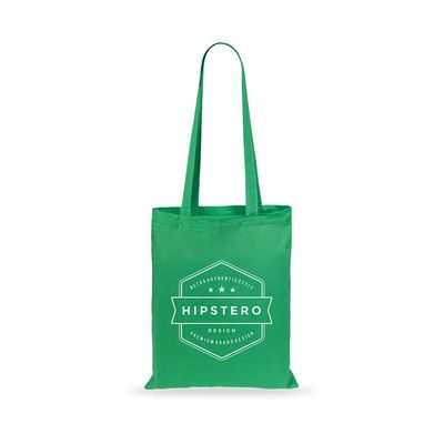 Bolsa Algodón Asas Largas Ver