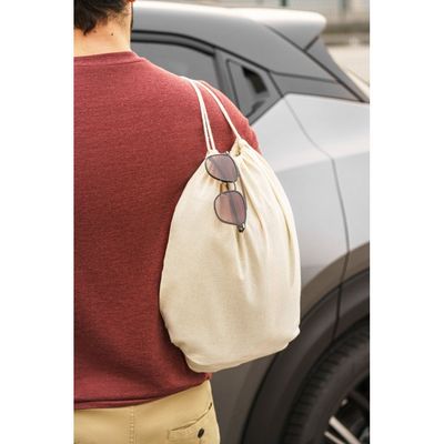 Bolsa mochila de algodón 140 g/m²