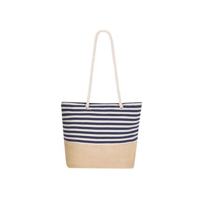 Bolsa Cremallera de Algodón y Yute