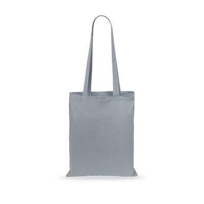 Bolsa Algodón Asas Largas Gri
