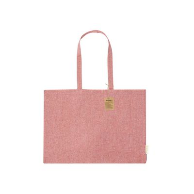 Bolsa Grande Algodón 220g/m2 con Fuelle 9Kg Roj
