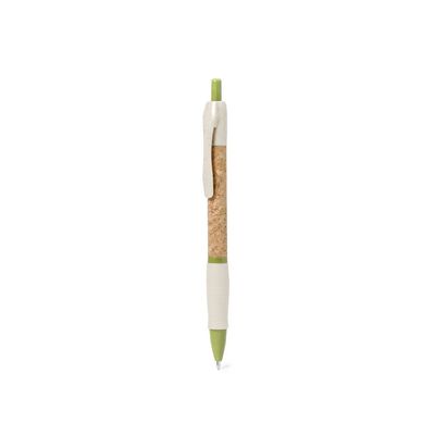 Bolígrafo Ecológico de Trigo y Corcho Ver