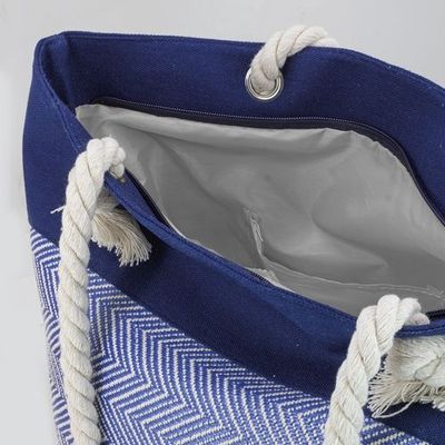 Bolsa de playa con asas de cordón