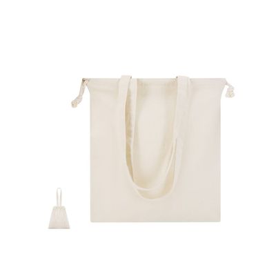 Bolsa algodón 180g con cuerdas