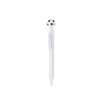 Bolígrafo ABS con pulsador balón de fútbol