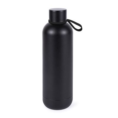 Botella térmica 430ml con vaso integrado Negro