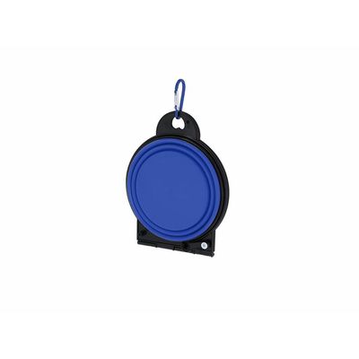 Bowl doble Plegable para Mascotas Azul