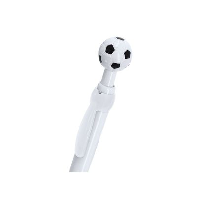 Bolígrafo ABS con pulsador balón de fútbol