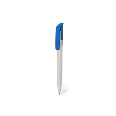 Bolígrafo de caña de trigo Azul