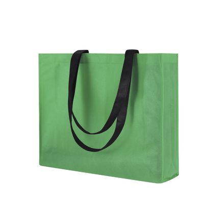 Bolsa de compra en non woven grueso con asas negras
