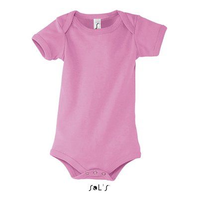Body Bebé 100% Algodón Peinado Rosa Orquídea XXS