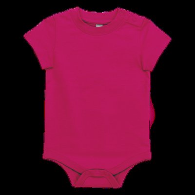 Body de bebé de algodón Fuchsia 12M