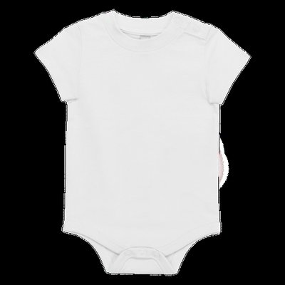 Body de bebé de algodón White 24M