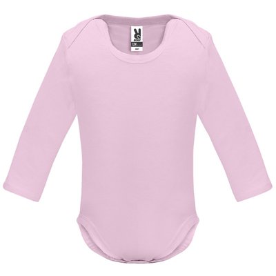 Body bebé manga larga Rosa Claro 18 Meses