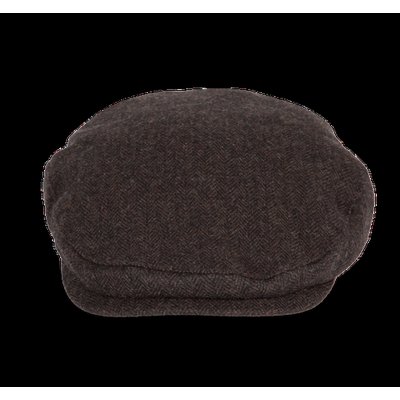 Boina estilo duckbill Herringbone Chocolate S/M