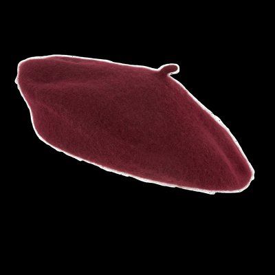 Boina vasca con forro Wine Purple