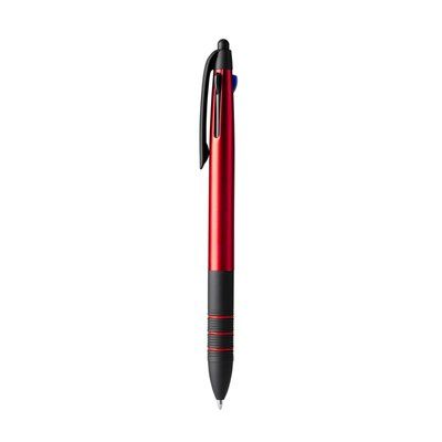 Bolígrafo de 3 tintas con puntero Rojo
