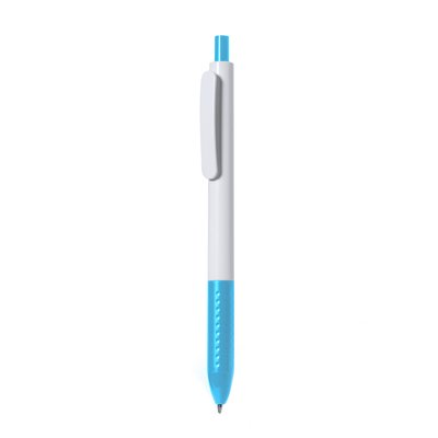 Bolígrafo ABS Pulsador Tinta Azul Azc