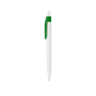 Bolígrafo de ABS con pulsador Verde Helecho Tinta Azul