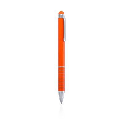 Bolígrafo en ABS y puntero táctil a juego Naranja